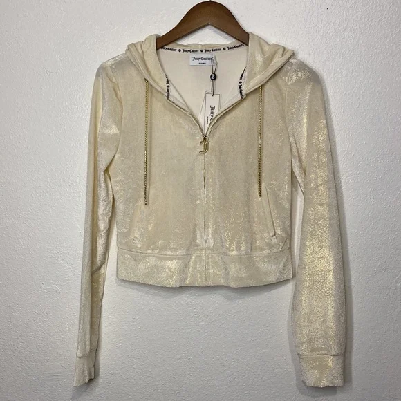 Juicy Couture Studded-Back Velour Bling Jacket - Picture 7 of 9